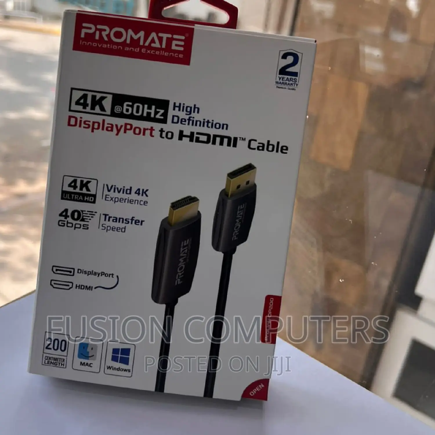 Promate at 60hz Displayport to HDMI Cable