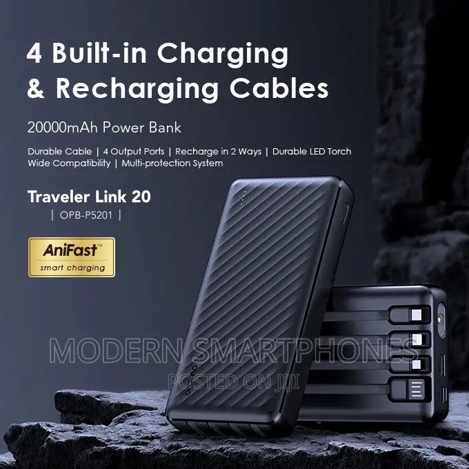 Oraimo Traveler Link 20 20000mah 12W Power Bank