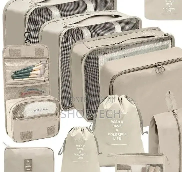 *8pcs Luggage Travel Organizers for Suitcase With Toiletry