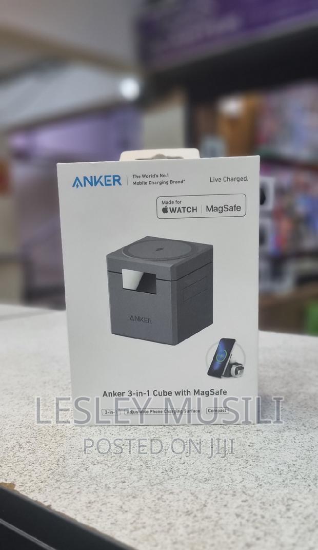 Anker 3-in-1 Cube With Magsafe(Black)