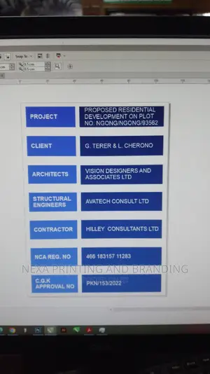 Construction Site Information Banner