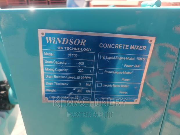 Windsor UK Technology Concrete Mixer 400l Capacity - thumbnail 2