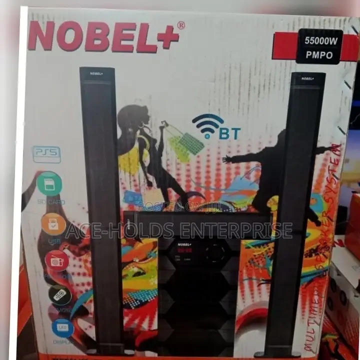 Nobel 2040,Nobel Home Theatre System NBW 5.1ch Bass Tall Boy