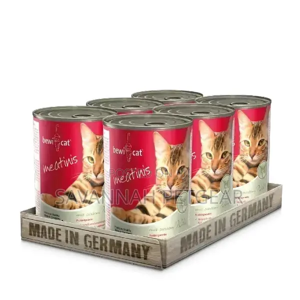 Bewi Cat Meatinis Salmon Flavor Canned Cat Food, Pack of 6