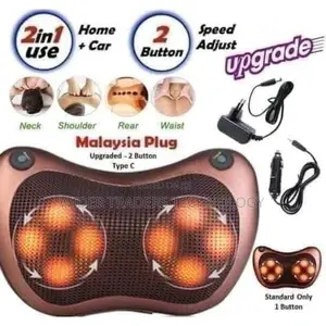 Heat Massage Pillow Deep Kneading Massager Relax Neck