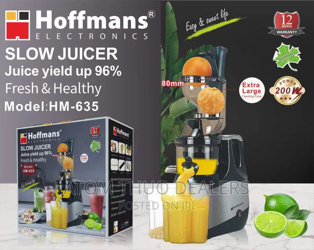 Hoffman HM-635 Slow Juicer