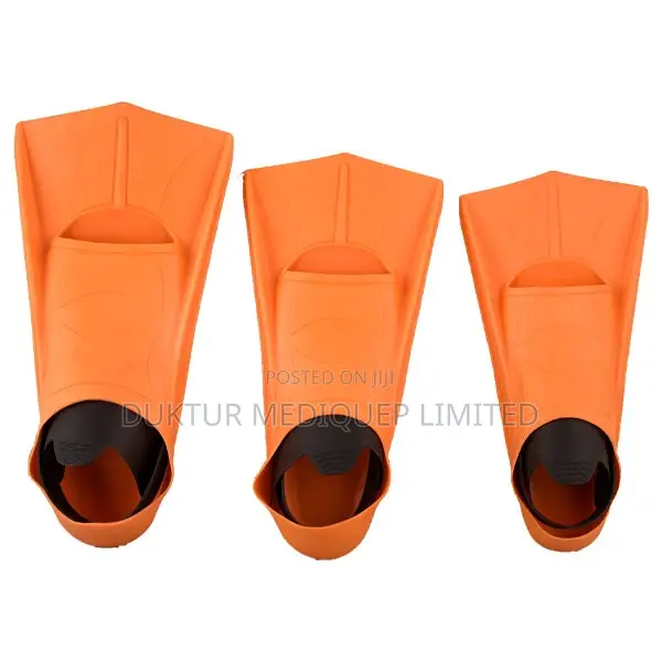 Swim Fins, Tpe Material In Hand Bag