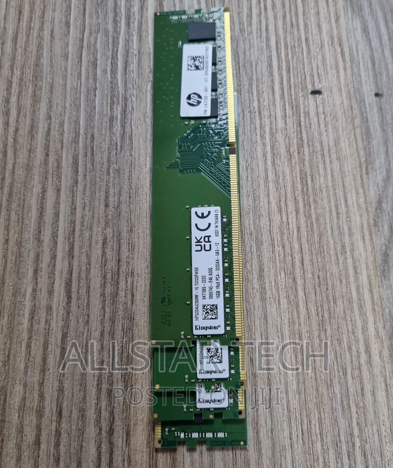 Kingston 16GB 1rx8 PC4 3200 MHZ