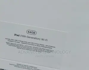 New Apple iPad (2022) 64 GB Silver