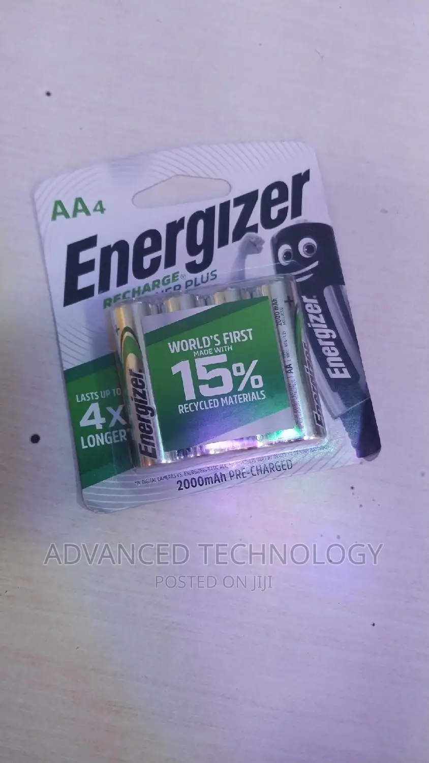 Energizer Aa Pack of 4 Rechargeable Batteries