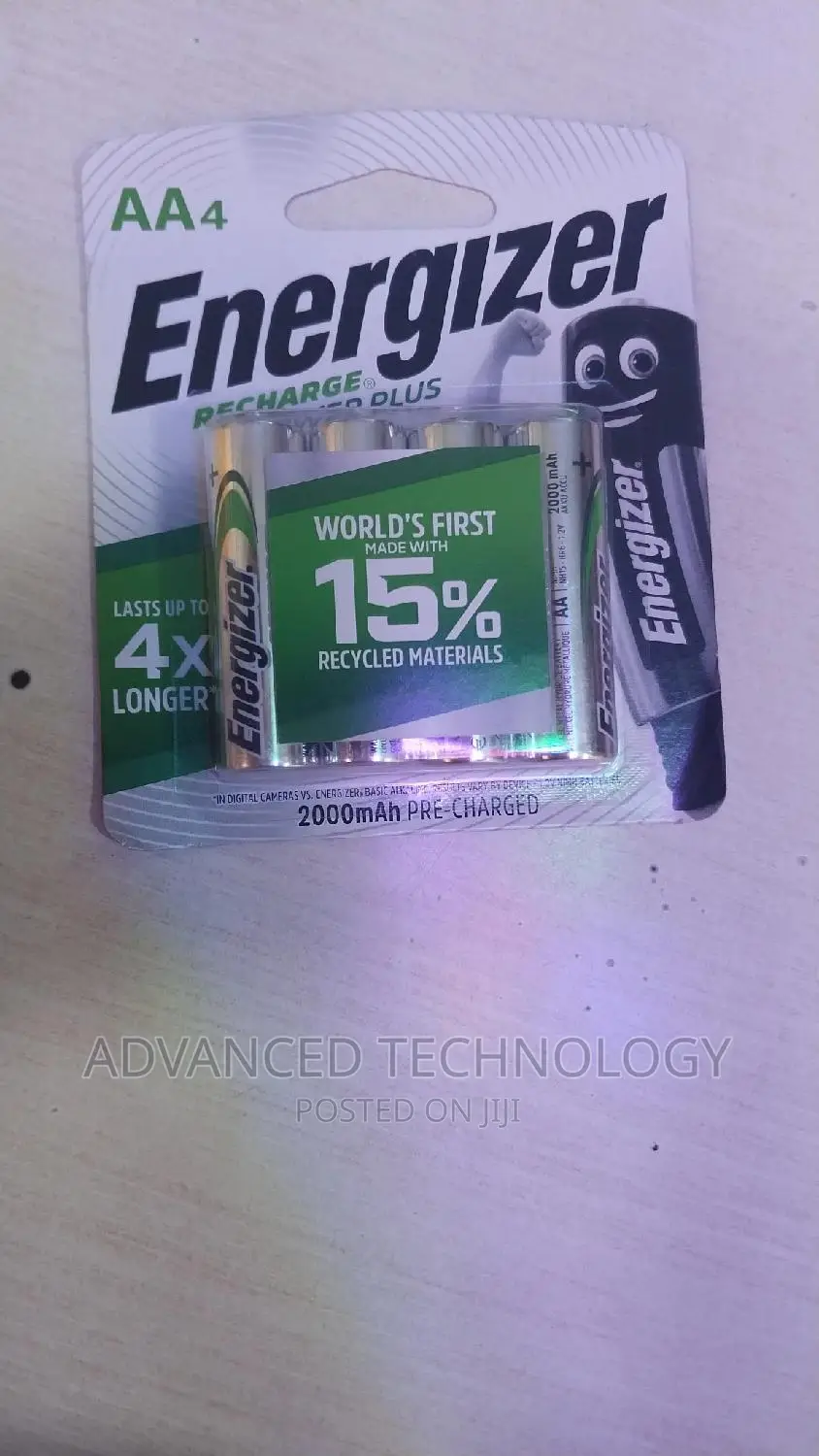 Energizer Aa Pack of 4 Rechargeable Batteries
