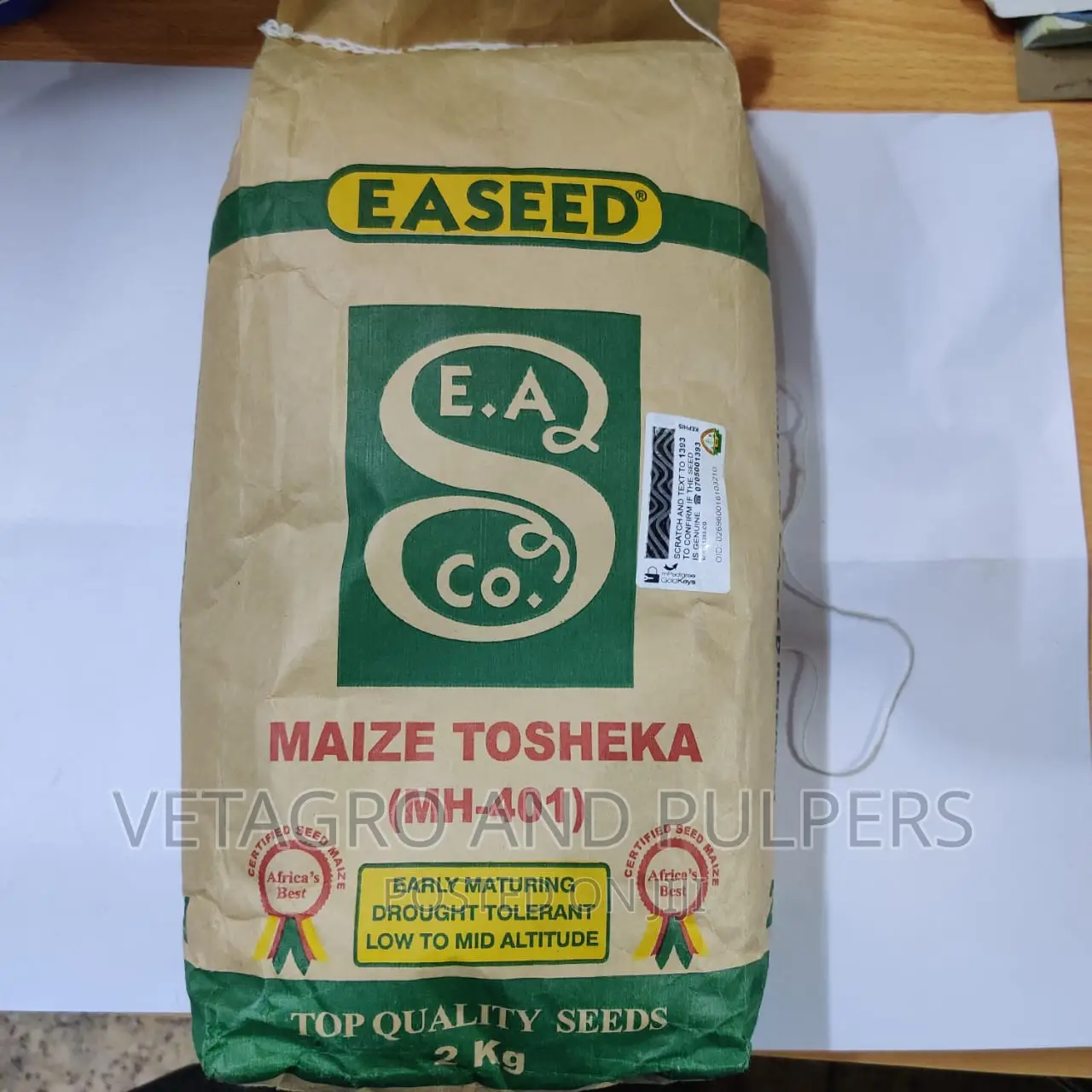 Maize Tosheka MH 401 Seeds