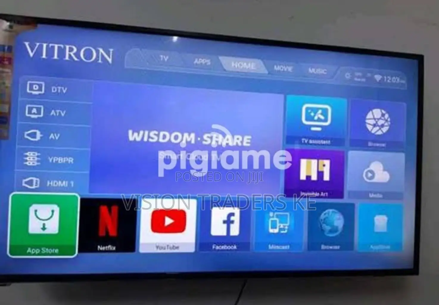 Restocked Vitron 32" Smart Android Frameless