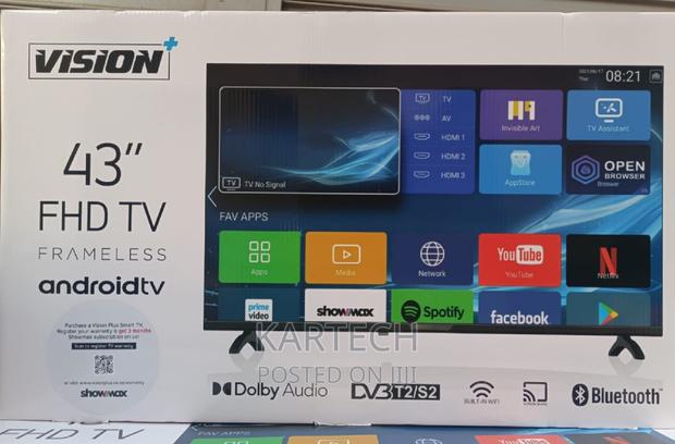 Vision Plus Vp8843sf - 43" FHD Frameless Android Os Smart Tv - thumbnail 2