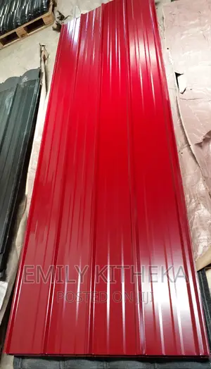 Box Profile Masai Red. 500 Per Meter.