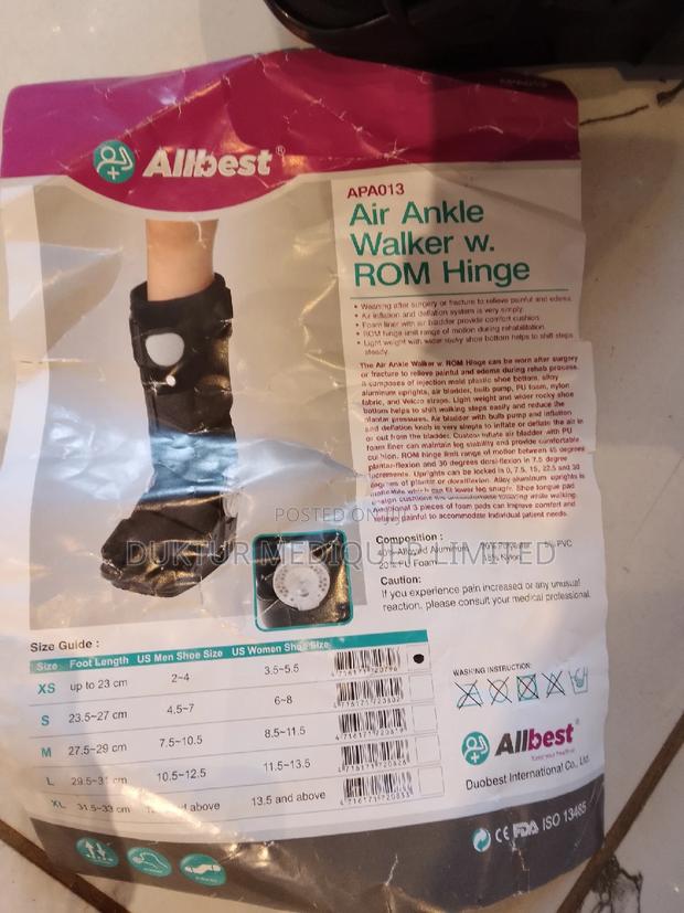 Air ANKLE Walker R.O.M Hinge Boot S, M, L, - thumbnail 3