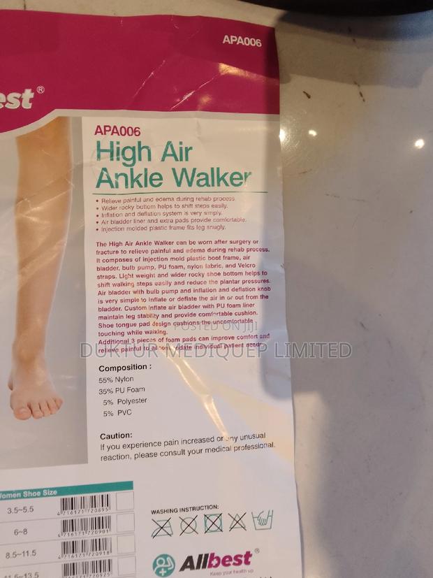 Long Hinge Ankle Air Walker - thumbnail 3