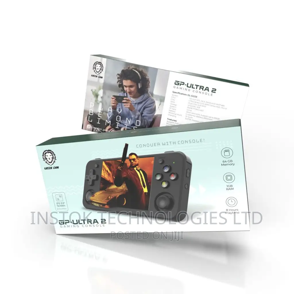 Green Lion Gp-Ultra Handheld Gaming Console 1GB RAM 64GB