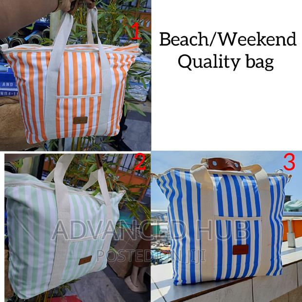 Stripped Big Waterproof Bag - main view