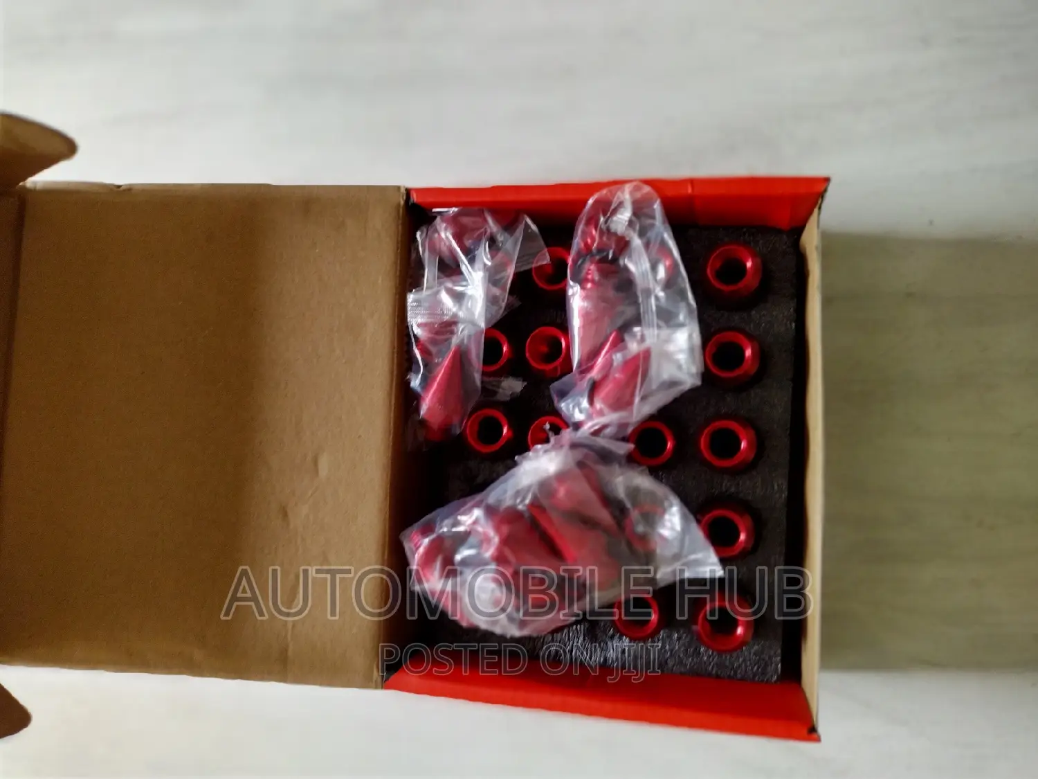Color Red Bullet Nuts Set