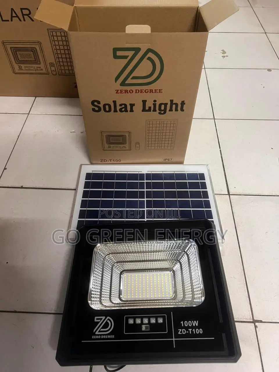 ZD Solar Lights 100w