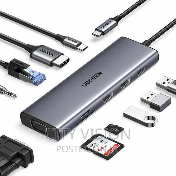 Ugreen USB -C Adapter Multifunctional Adapter 10in1( CM948)