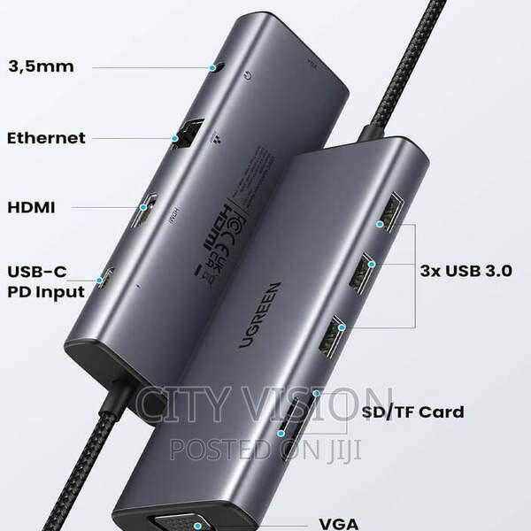 Ugreen USB-C Multifunctional Adapter 10in 1//CM498!! Ugreen