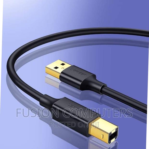 UGREEN USB 2.0 AM To BM Print Cable 1.5m (Black) – US135