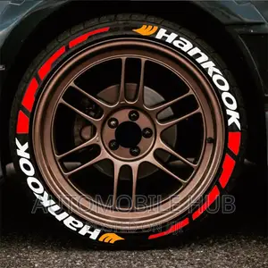 Original Hankook Tire Stickers 8pcs