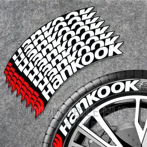 Original Hankook Tire Stickers 8pcs