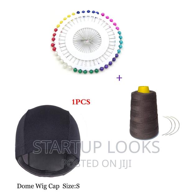 Dome Wig Cap + Thread + Tpins + Needles - main view