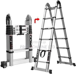 Telescopic Folding Ladder 3.8mts - thumbnail 2