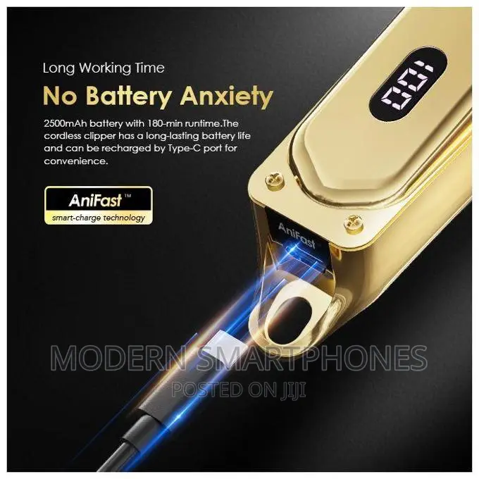 Oraimo Smart Clipper 2 Gold Professional Hair Clipper
