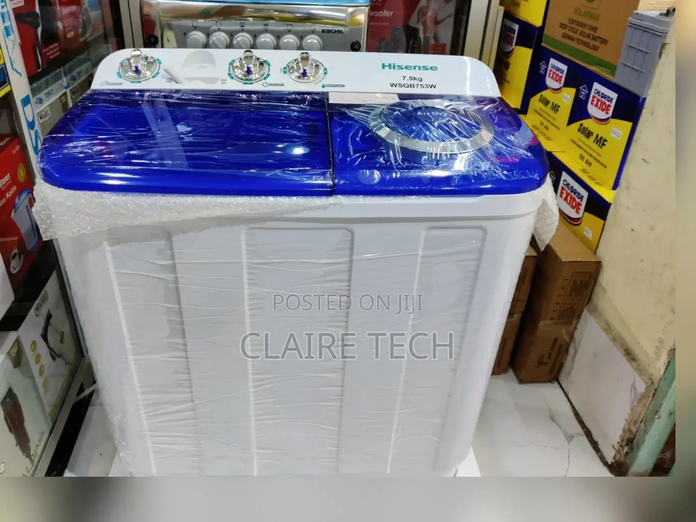 Hisense Twin Tub Top Load Washing Machine WSQB753W