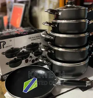 James Pot 10 Pieces Nonstick Cookware Set
