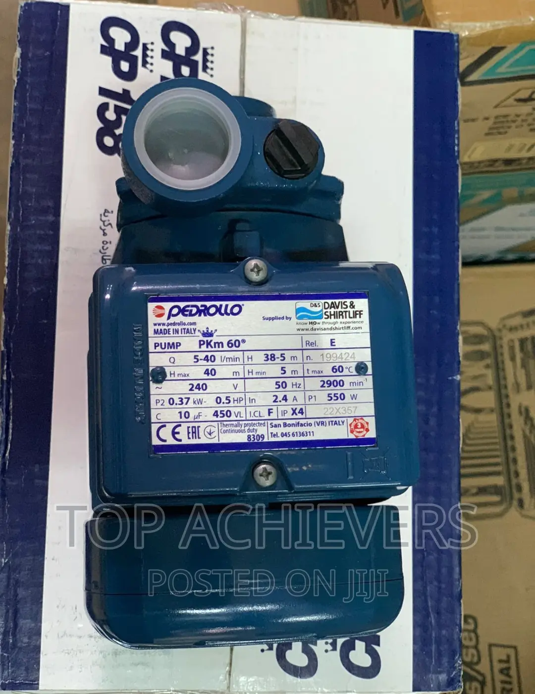 Davis and Shirtliff Pedrollo 0.5hp Water Pump in Nairobi Central