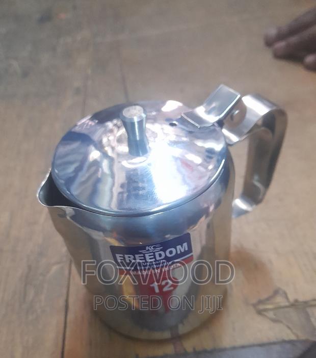 Stainless Steel Teapot 12 O - thumbnail 3