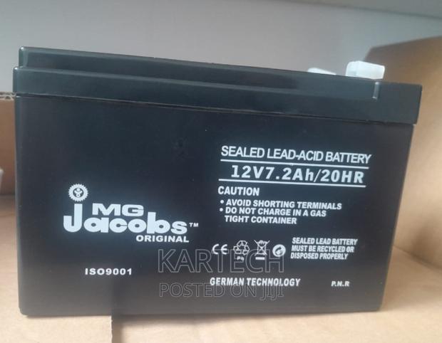 MG Jacobs 12V 7.2ah Battery 20HR - main view