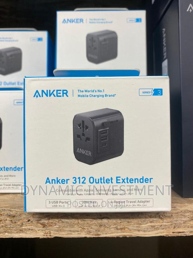 Anker Power Outlet Extender 30W Wall Charger Travel Plug - main view