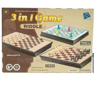 3 in 1 Board Games Set