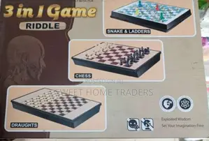 3 in 1 Board Games Set,