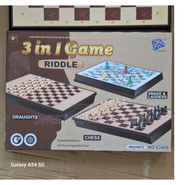 3 in 1 Board Games Set - main view