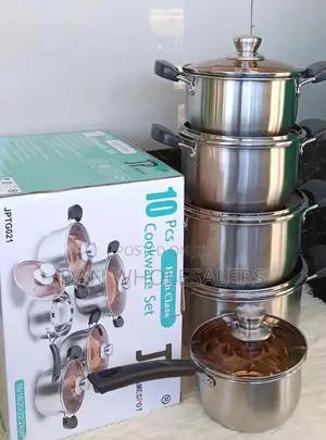 JP 10pcs Stainless Sufuria