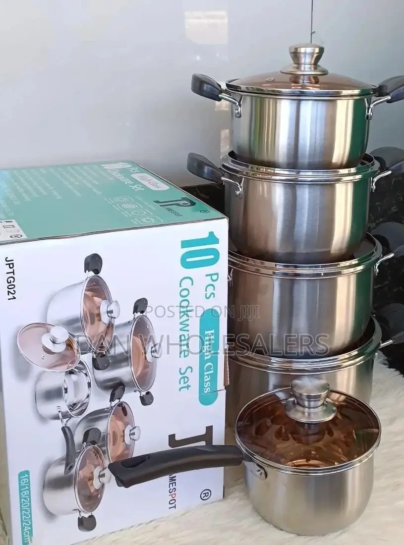 JP 10pcs Stainless Sufuria