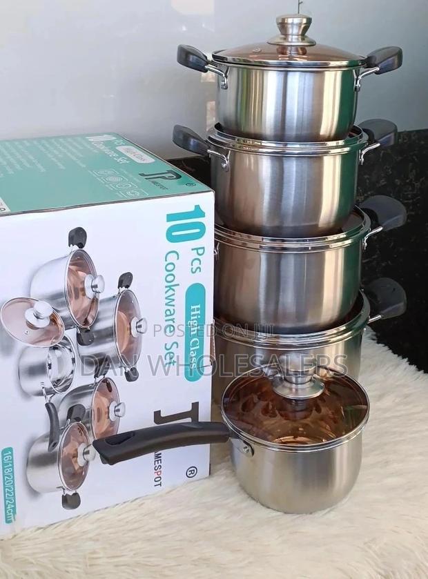 Jamespot Stainless 10 PCS Set