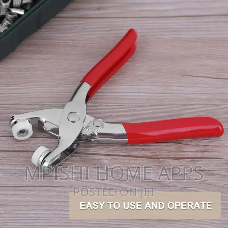 Metallic Snup Button Pliers Set