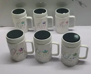 Fancy Couple Cups 
Branded Mr Mrs King Queen (380ml-440ml)