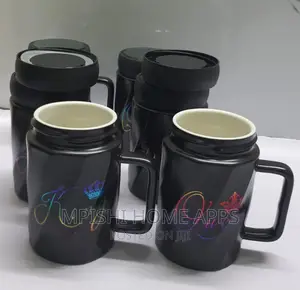 Fancy Couple Cups 
Branded Mr Mrs King Queen (380ml-440ml)