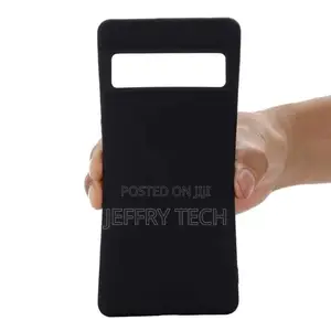 Soft Silicone Black Case With Lanyard - For Google Pixel 7a
