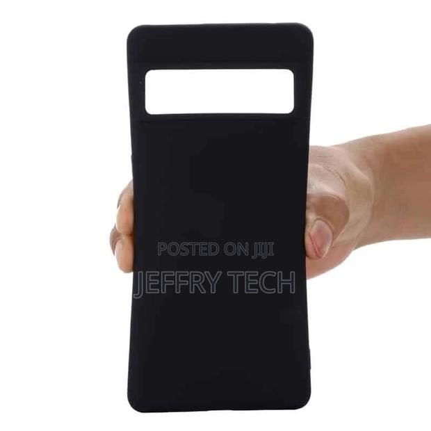Soft Silicone Black Case With Lanyard - For Google Pixel 7a - thumbnail 2